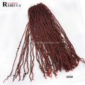 Rebecca Hot Sale Ombre Braiding Hair Faux Locs 100% Premium Synthetic Braiding Hair Free Sample Hair Bundles