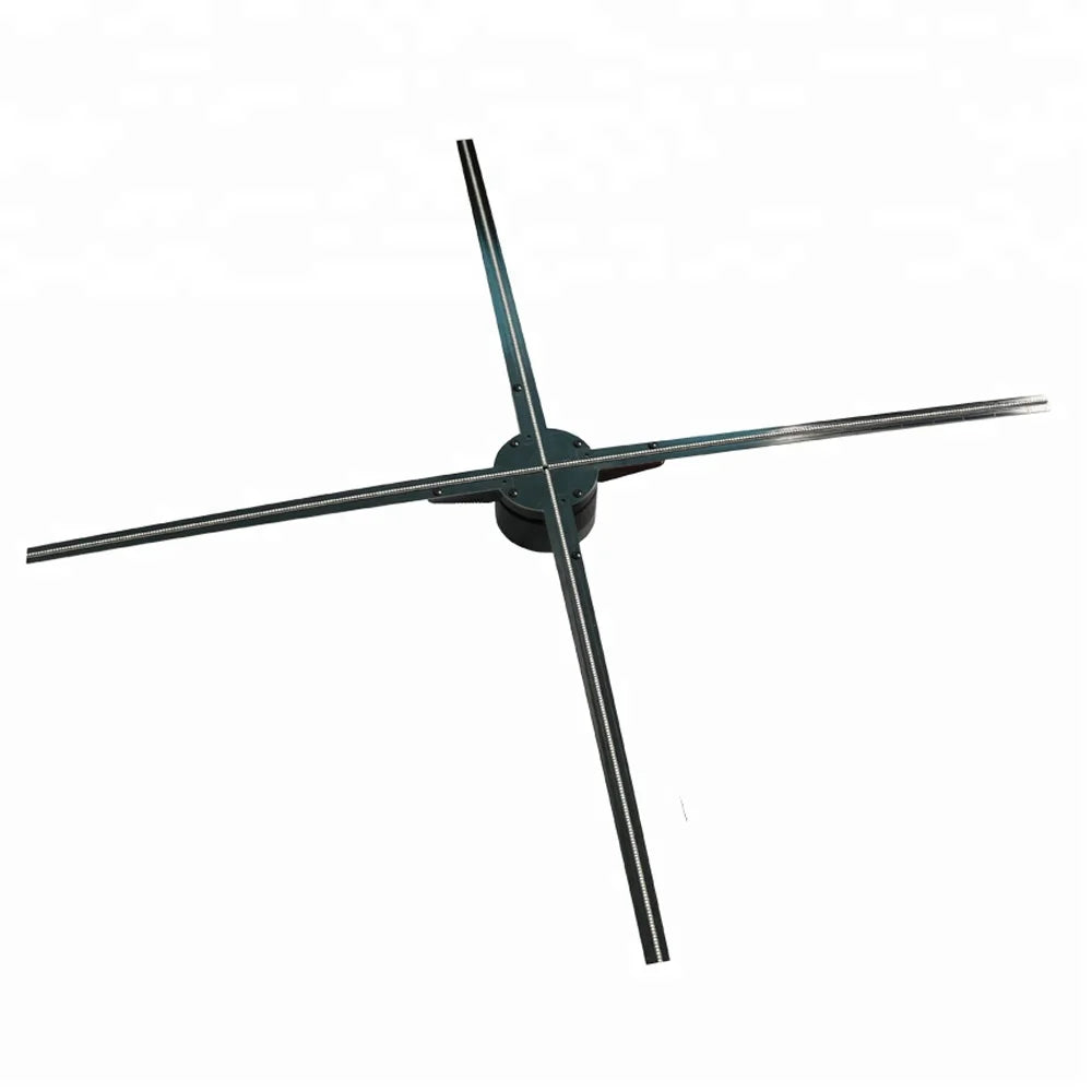 4 Blades 100cm Holographic LED Display 3D Hologram Fan for Advertising Equipment