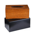 Luxury Classical Hot Sell Creative Handmade Eco-friendly Ashtree Wood Japandi Style Rectangle Tissue Box