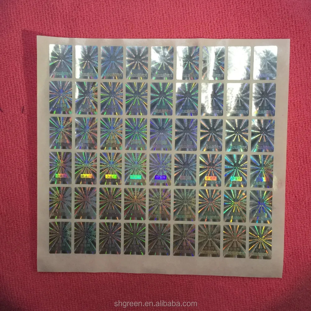 Laser Anti-fake Hologram Label3D Hologram Stickersecurity Hologram Label