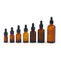 Amber Oil Dropper Glass Bottle Essential Oil Bottles with Glass Dropper