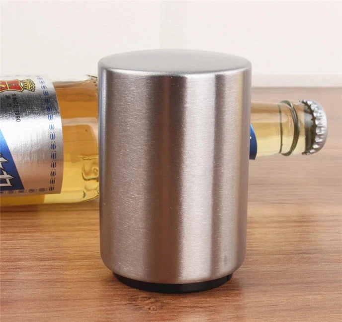 Customized Beer Stainless Steel Easy Personalized Push Down Automatic Beer Opener