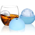 Summer Eco-Friendly 7.5cm Large Food Grade Round Silicone Ice Ball Maker Mold for Ice Cream