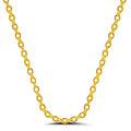 RINNTIN SC06 Cadenas De Oro Jewellery Bulk Italian 925 Sterling Silver Cable Chains Link Gold Chain for Women