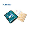 Stainless Steel Suture Kit with Blue Zipper/leather Case Medical Student Dissecting Kit