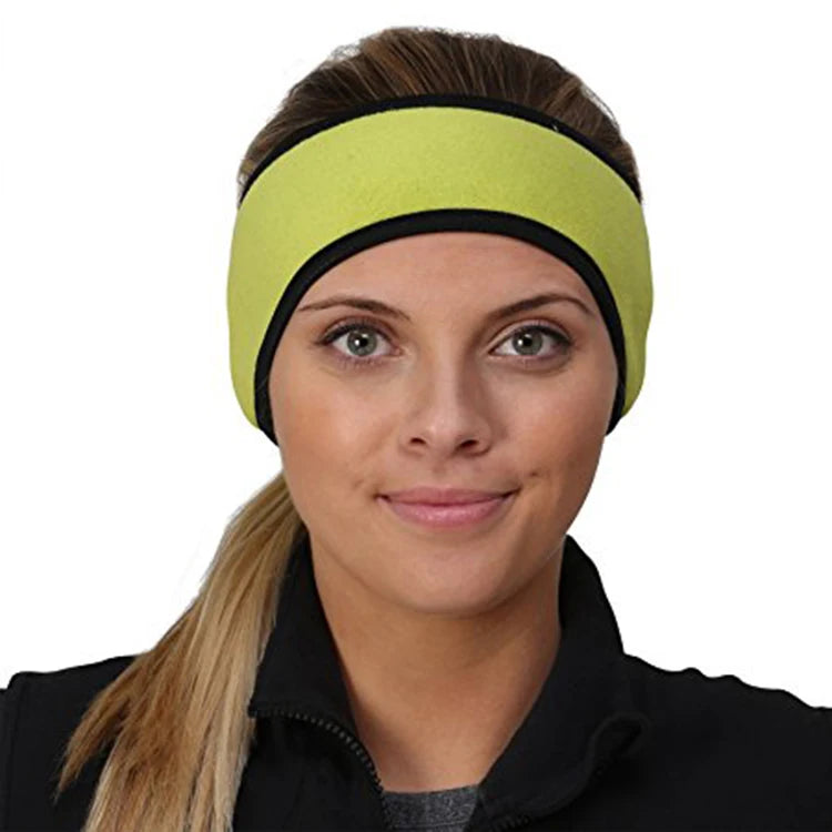 Headband for Girls Facial Headbands Face Washing Winter Polar Fleece Fitness Ponytail Athletic Headband Spa Custom logo