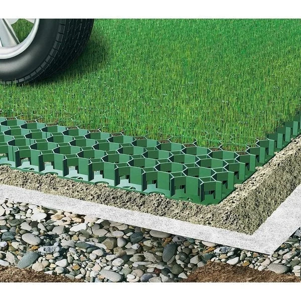 Modern Design HDPE Plastic Grass Block Pavers with 4-Year Warranty for Outdoor Turf Horse Farms Gangways