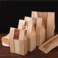 Trending Ins Style Aesthetic Bread Paper Bag Custom Design Creative Bakery Gift Bag for Pastry and Cookies