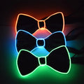 Hot Selling Heap El Wire Bow Tie Flashing Sound Activated Bow Ties Led Flashing Ties