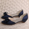 Navy Shoes Party Size 7 Kitten Heels
