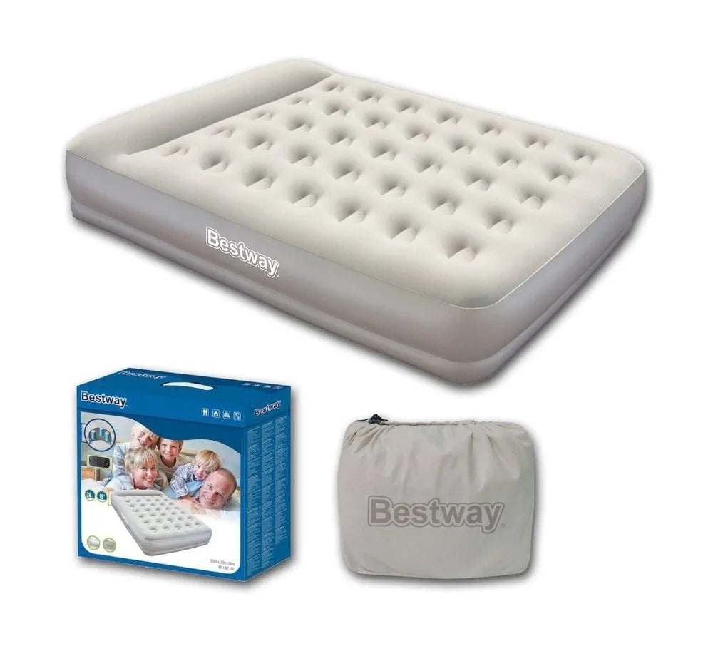 Bestway 67459 203 X 152 X 38cm Luxury Lounger Inflatable Pregnancy Hole air Mattress Full Size