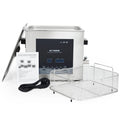GT SONIC 13L Electric Industrial Ultrasonic Cleaner 300W Stainless Steel Tank Diesel Injector Degreaser Hot Water 1-80 New 400W
