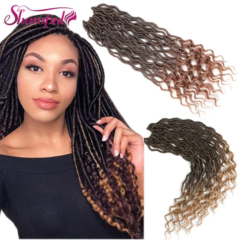 100g Synthetic Soft Dread Crochet Braids Dreadlocks Braids Hair Mambo Faux Locs to Get Free