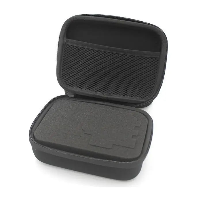 Durable Lightweight Custom Portable EVA Makeup Tools Silicone Mini Face Cleaning Massage Brush Storage Carrying Case