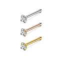 Wholesale Children's Wedding Prong Set Zircon Stainless Steel Nose Stud Body Jewelry