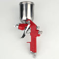 W-71G Red HVLP Air Spray Gun Furniture Wood DoorTopcoat Gun High Atomization Pneumatic Paint Sprayer Air Hopper Spray Gun