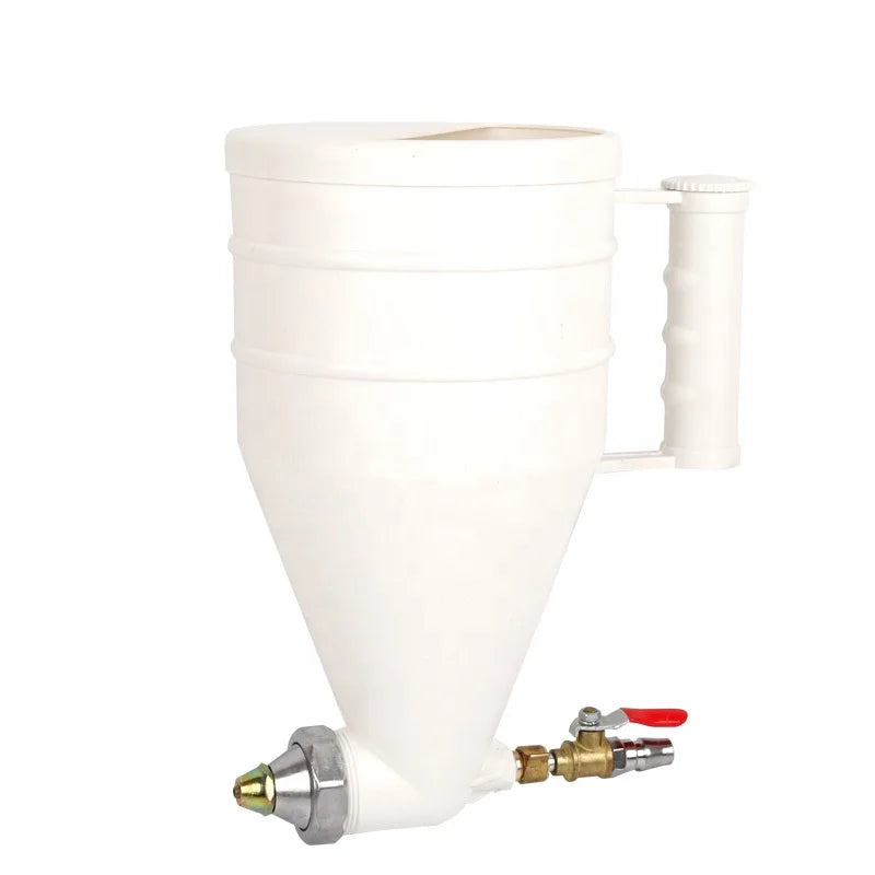 Wholesale Plastic Adjustable Air Texture Hopper Spray Gun Pneumatic Mortar Spray Powder Coating Equipment Wall Paint Spray Gun