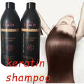 Home Use Hair Straightening Keratin Kit Brazil Keratin After Daily Care Shampoo and Conditioner
