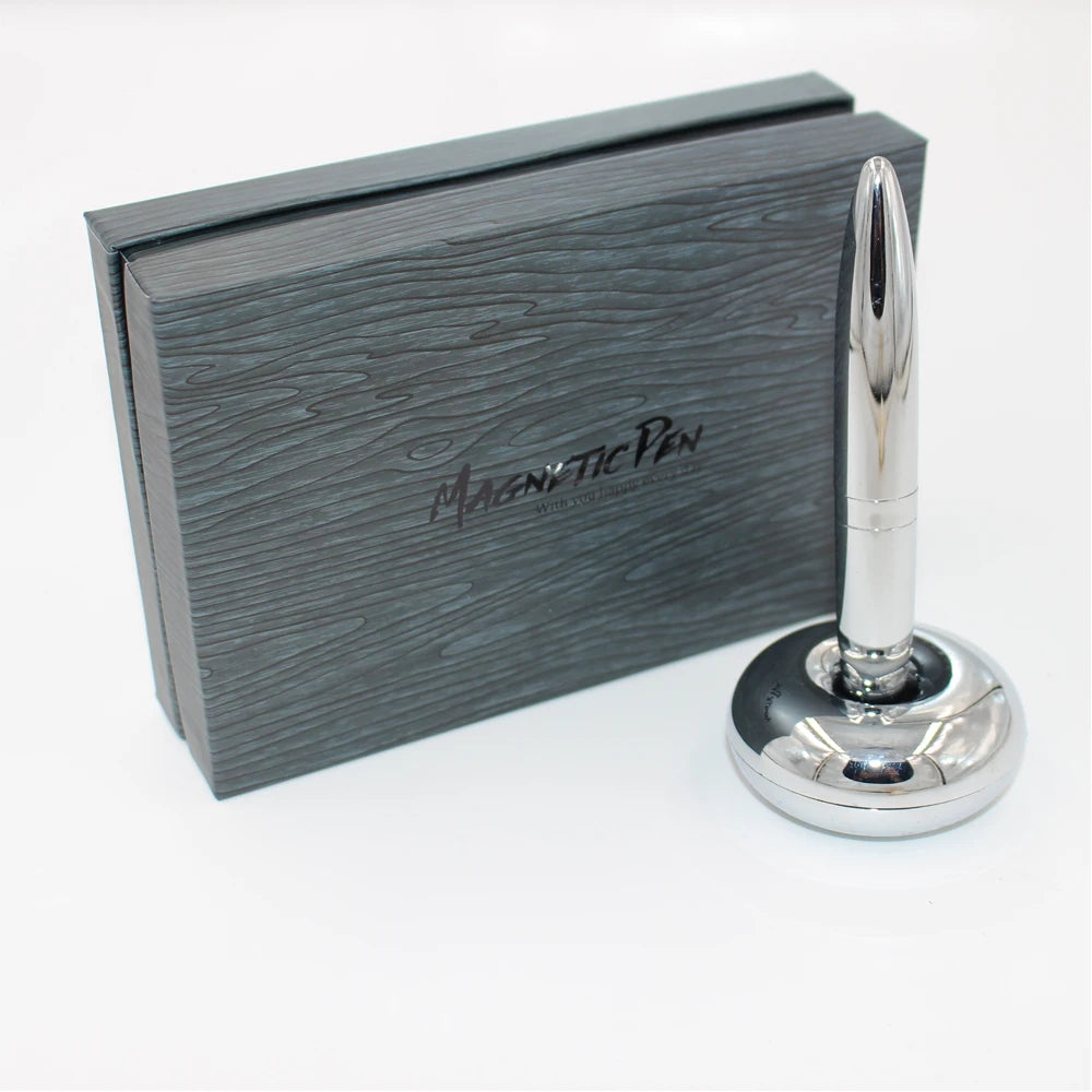 Custom Colorful 1.0mm Metal Magnetic Table Pen with Holder Business Gift Ballpoint Pen