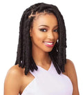 12-Inch Soft LOC 20 Roots/Pack Crochet Braids Hair Extensions Big Faux Locs for Short Straight Hairstyles