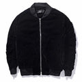 Wholesale Motorcycle Bomber Velour Jacket for Men