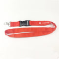 NEW DESIGN Flat Woven Logo Polyester Lanyard