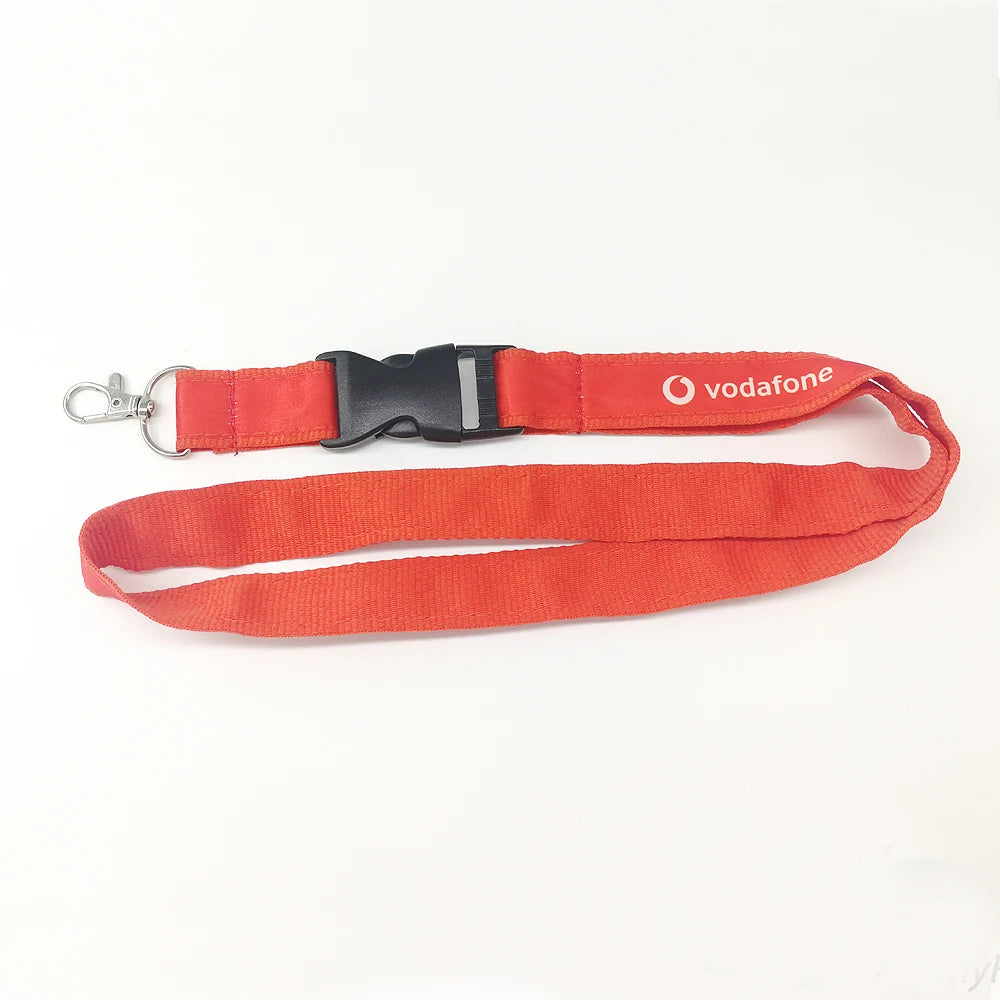 NEW DESIGN Flat Woven Logo Polyester Lanyard