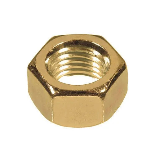 DIN 934 M3 M4 M5 M6 M8 M10 M12 M25 M32 Nickel Plated Hex Brass Nut for Screw Bolt-Healthcare & Mining Applications