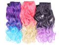AliLeader Wholesale 22" 120G Body Wave Clip in Hair Wave Synthetic 5 Clips in Hair Extension