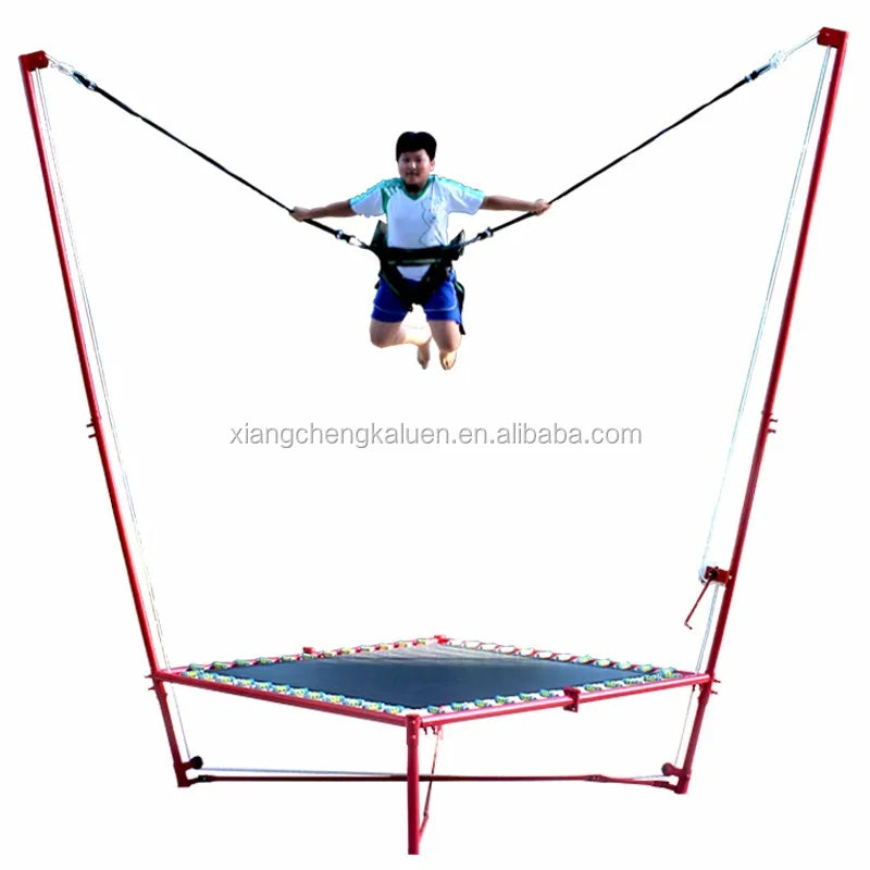 Hot Sale Electric Single Bungee Jumping Trampoline Bungee for Children PVC Material Commercial Use for Boys and Girls