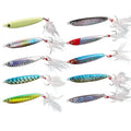 7g 10g 15g 20g 25g 40g  Fishing  Spinnerbait Metal Lure Tuna Lures Glow in the Dark Fishing Tackle Lead Minnow Jigging Pesca