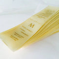 Custom Made Private White Woven Silkscreen Printed Rectangle Garment Labels Eco-Friendly Clothes Shoes Bags Straight Fold Type