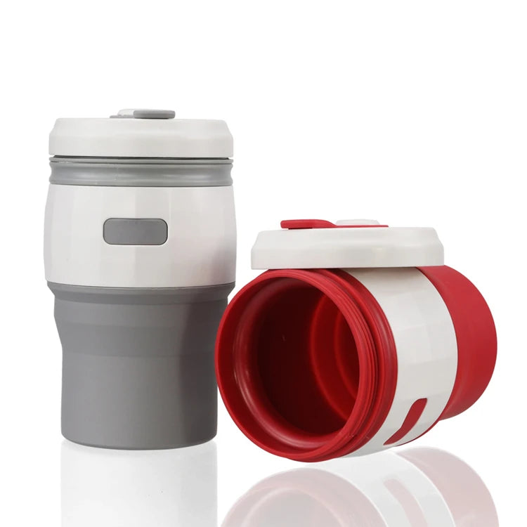 Classical Hot Sale 520ml Portable Collapsible Silicone Travel Coffee Mug
