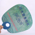 Hot Selling Custom Cheap Plastic Pp/pvc Hand Fan with O Type Handle for Promotion Gifts