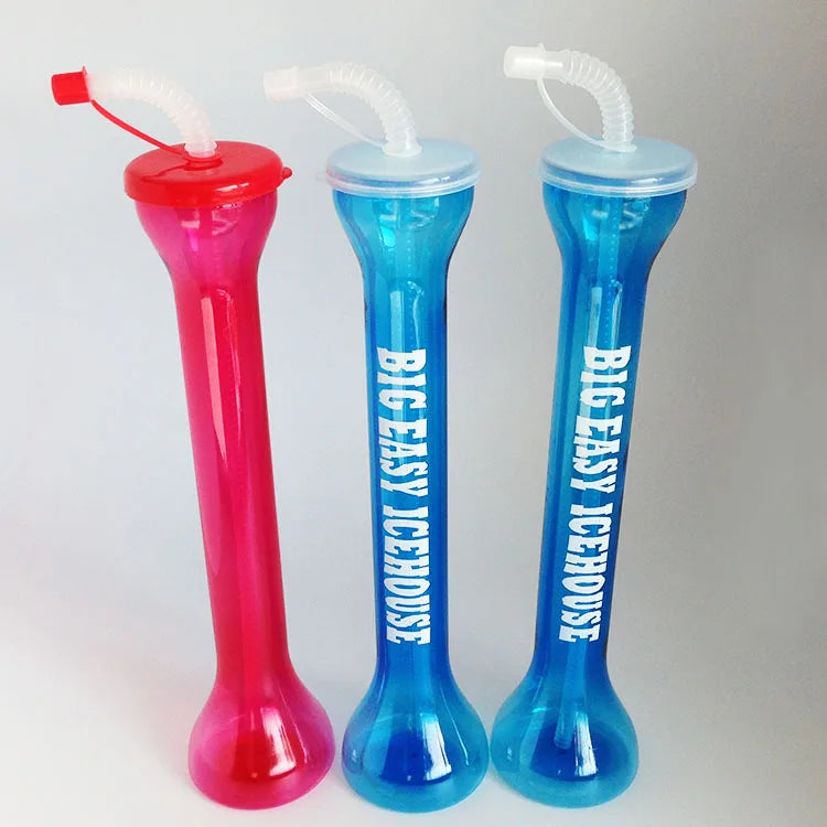 16oz/500ml Wholesale Tall Slush Yard Plastic Cups Disposable Bottles for Juice Business