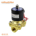 2W Series 220v 24v 12 Volt 2W160-15 Brass Normal Open 2 Way Pneumatic Water Solenoid Valve Control OEM