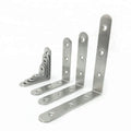 Heavy Duty Stainless Steel Shelf Support with Wooden Corner Brace Fastener Joint Bracket for Connectors & Shelf Supports
