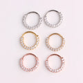 Ready Stock Quality  Low MOQ Body Piercing Daith Helix Cartilage Hoop Earrings