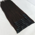 20inch 160g Fullhead Set Brazilian Virgin Remy Cuticle Aligned Natural Human Hair Clip in Human Hair Extensions