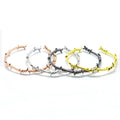 Personalized Twist Thorns Barbed Bracelet Wire Twist Bangle