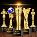 Small Bridge Wholesale Customization Sports Theme Metal Crystal Trophy Award for Sports Souvenir
