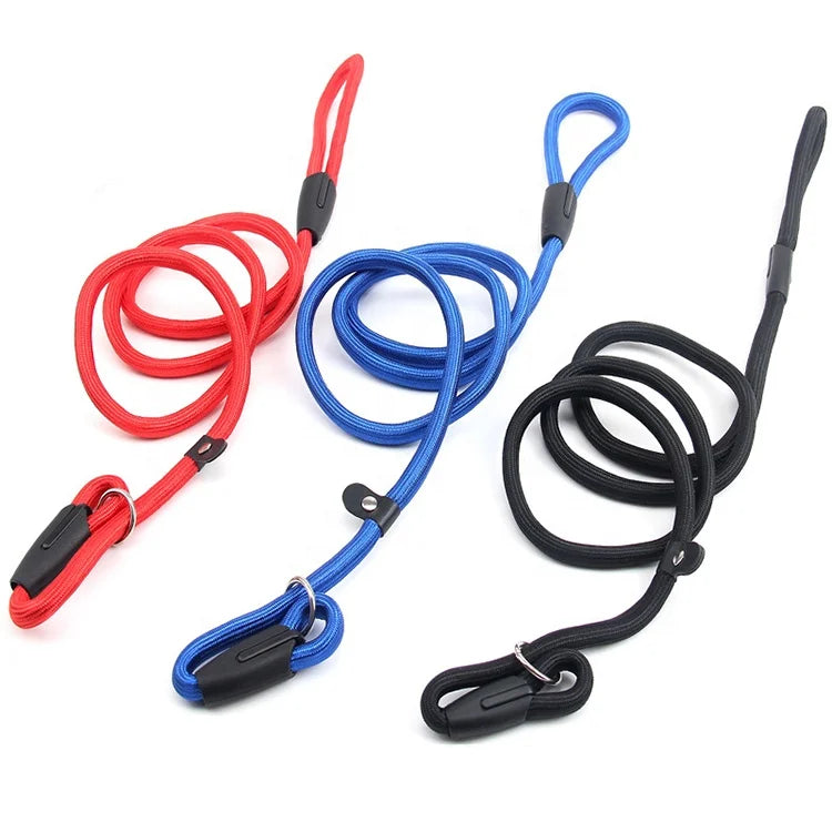 Wholesale No Pull Training Rope Nylon Bulk Slip Lead Show Pet Dog Leash for Dog