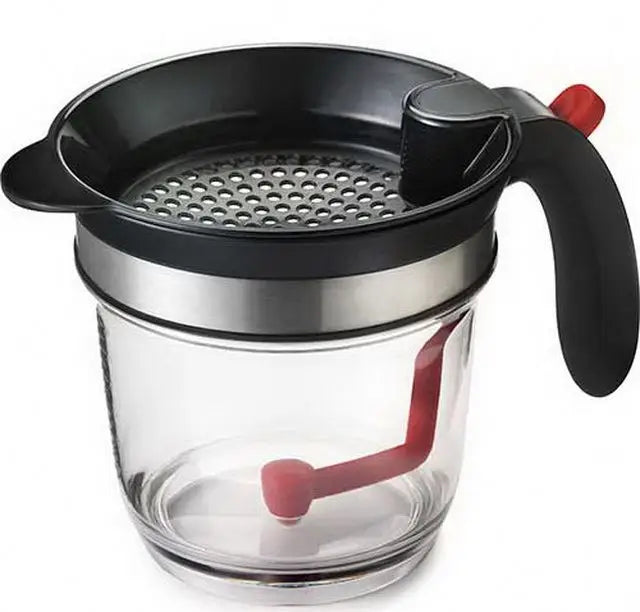 4 Cups Gravy Strainer Fat Separator with Measuring