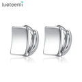 LUOTEEMI Fashion Ladies Jewelry  Gold Plated Huggie Women Earrings Lovely Gift for Girl  Korea Style Earring