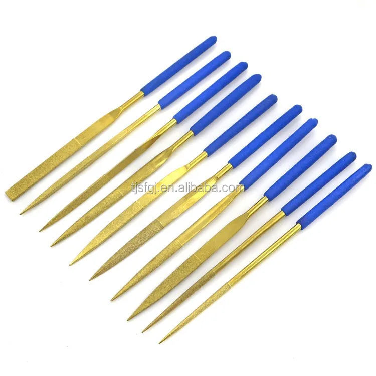 Stainless Steel Diamond Triangle File Sets