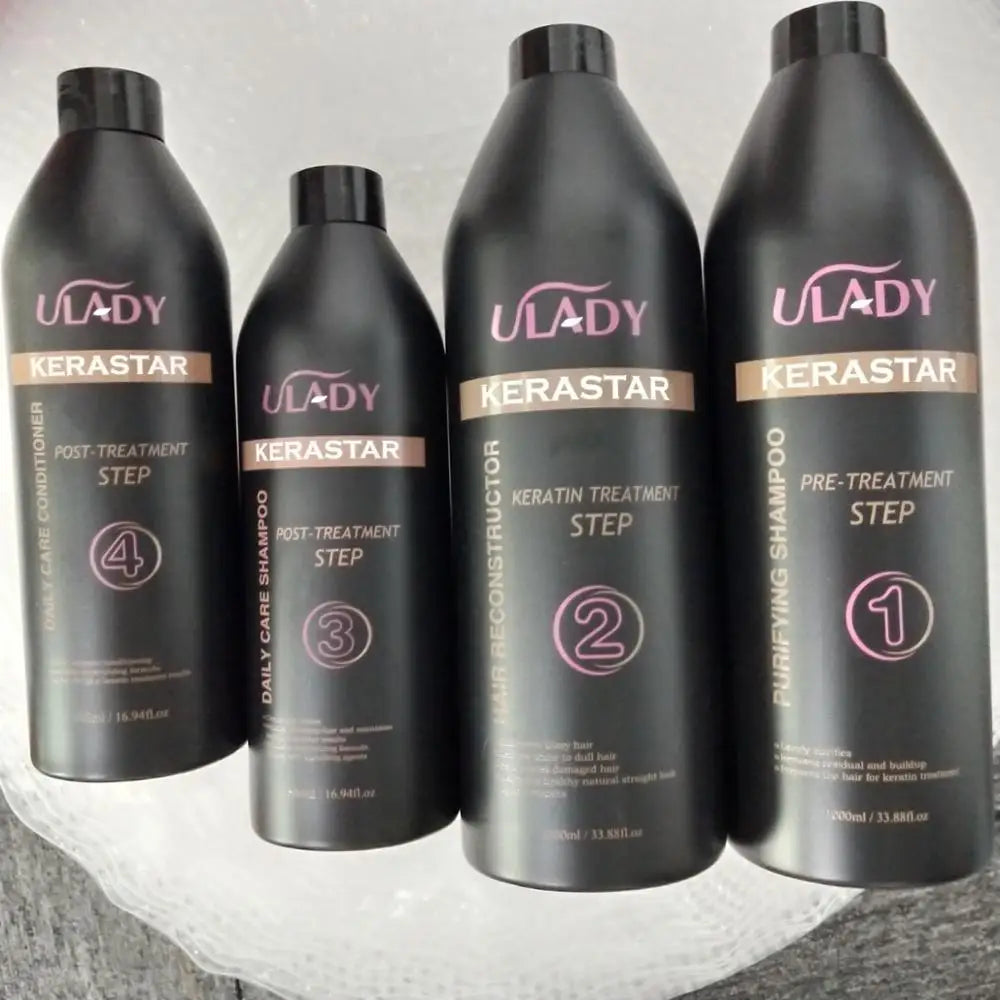 Brazilian Keratin Collagen Hydrolysate 1000ml Hair Shampoo & Straightening Cream Nourishing & Refreshing Formaldehyde-Free