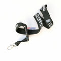 Custom Printed Polyester Neck Lanyard Metal Hook Personalized Logo Via Heat Transfer/Silk Screen/Woven Printing PMS Color 1/2