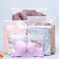 POLYSMARTS Best Selling Certified Gravure Printed Frosted PE Zipper Bag Resealable Food Grade Custom Size Packaging Clothing