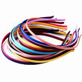 Good Quality Fabric Covered Metal Headband Girls Hairband Headwrap for DIY Hair Accessories Headwear 100 Pcs/lot 20 Colors