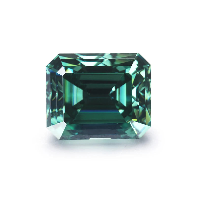 10*12 MM  Finest Genuine Green Color Emerald Moissanite From Bottom Manufacturer
